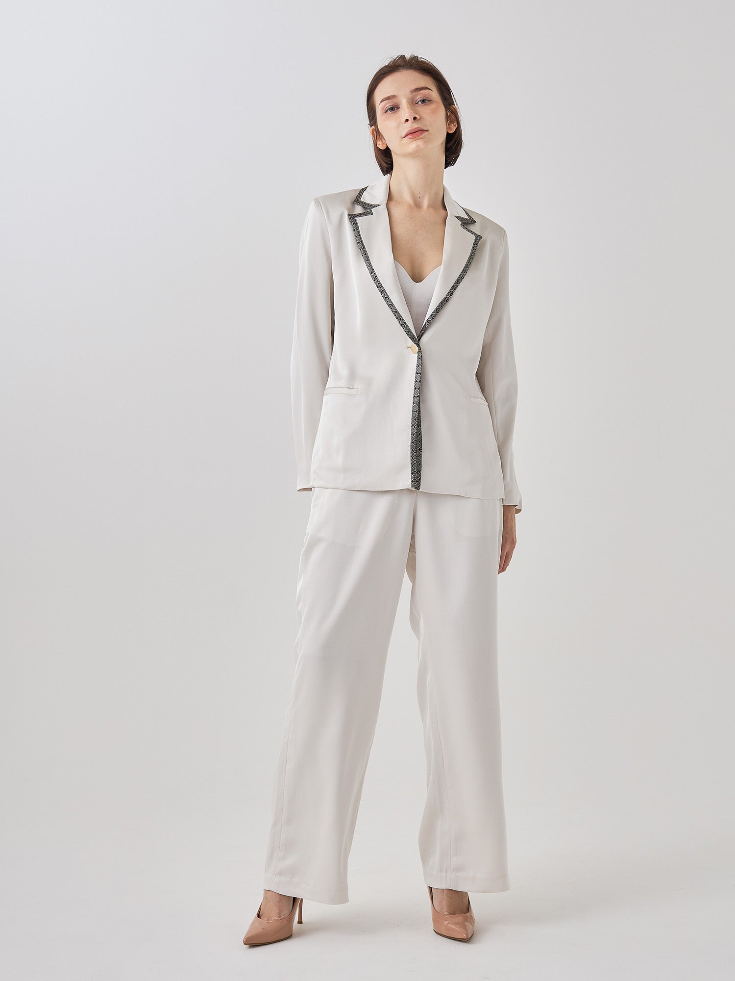 wagara tailored satin suit pants – AMATERASJAPAN