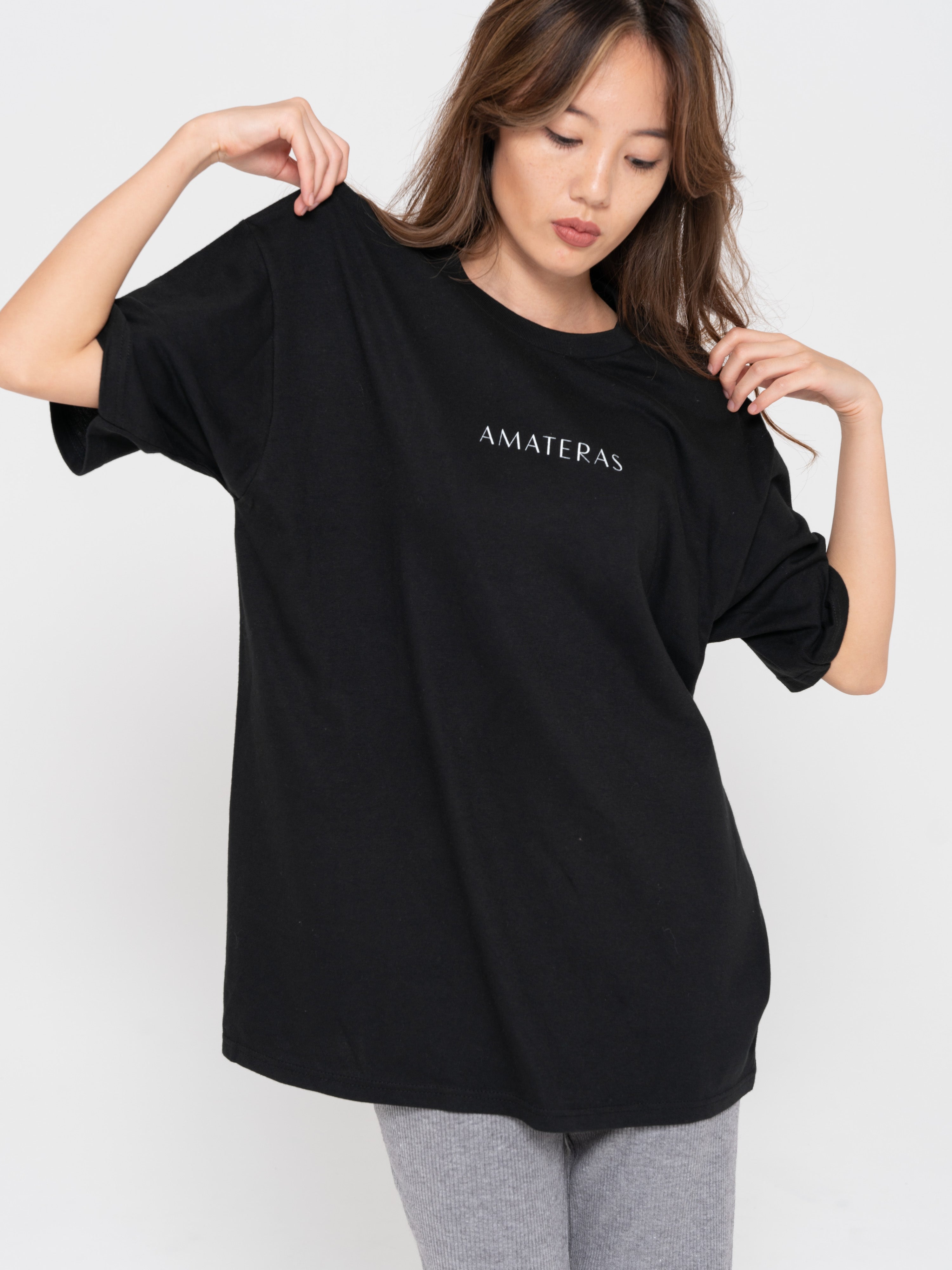 AMATERAS logo T / black – AMATERASJAPAN