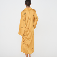 Aurelie Satin Long Robe