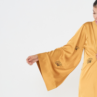 Aurelie Satin Long Robe