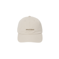 everyday cotton logo cap / flax (beige)