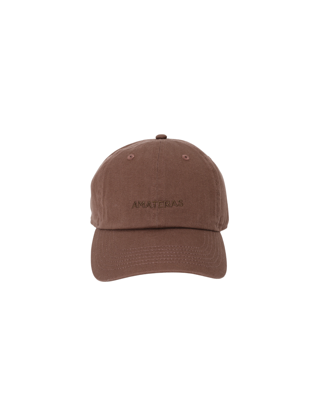 everyday cotton logo cap / 枯茶(brown)