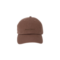 everyday cotton logo cap / 枯茶(brown)