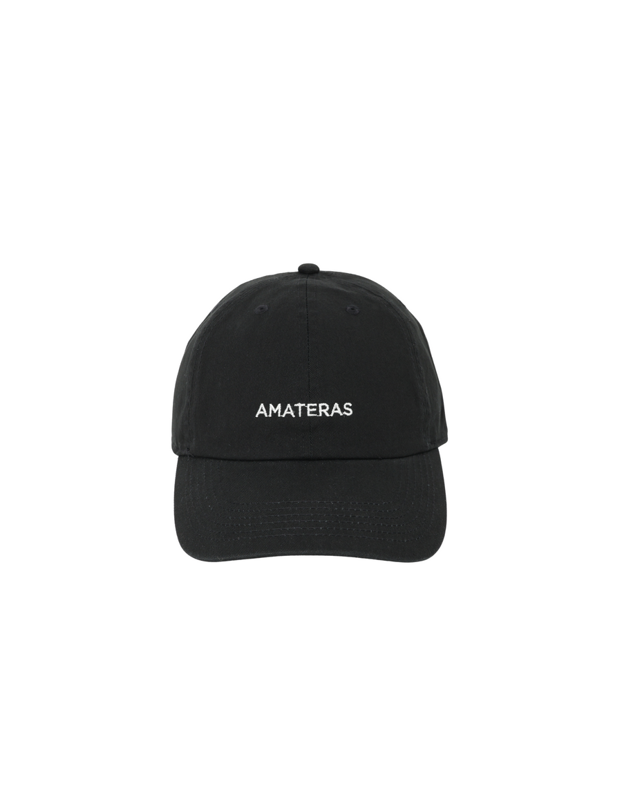 everyday cotton logo cap / black