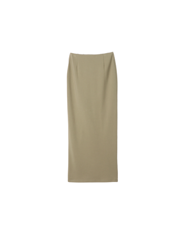 Curve Me Maxi Skirt / Matsuba (khaki)