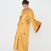 Aurelie Satin Long Robe