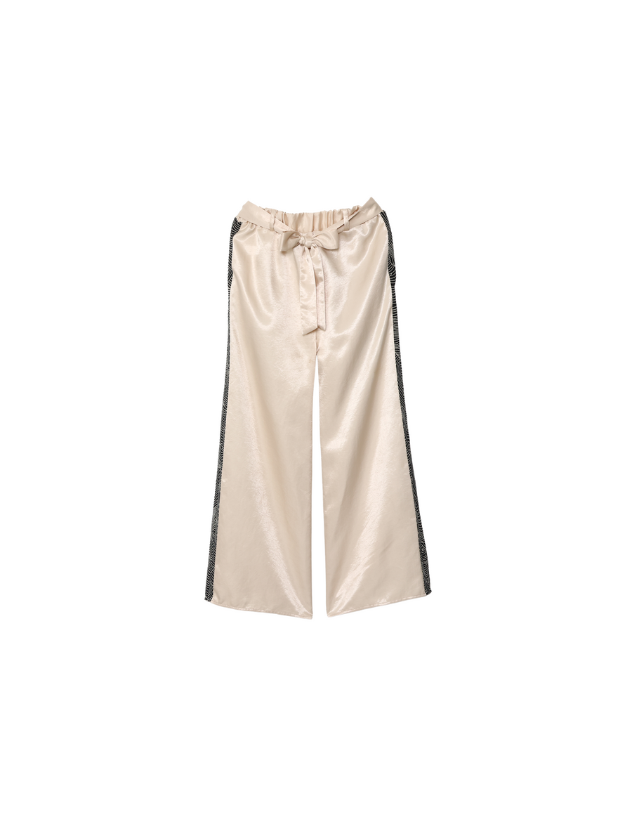 signature wagara sideline pants 24 / flax(beige gold)