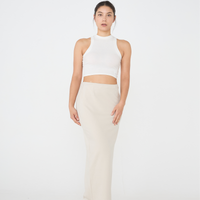 Curve Me Maxi Skirt / Shirahana(ivory)