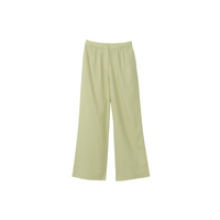 oriental linen straight pants / 若葉(light green)