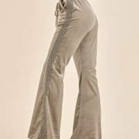 Weekend Velour Pants / 銀鼠(silver)