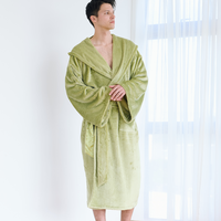 Cuddle Cloud Luxe KIMONO Robe / Matsuba (khaki)