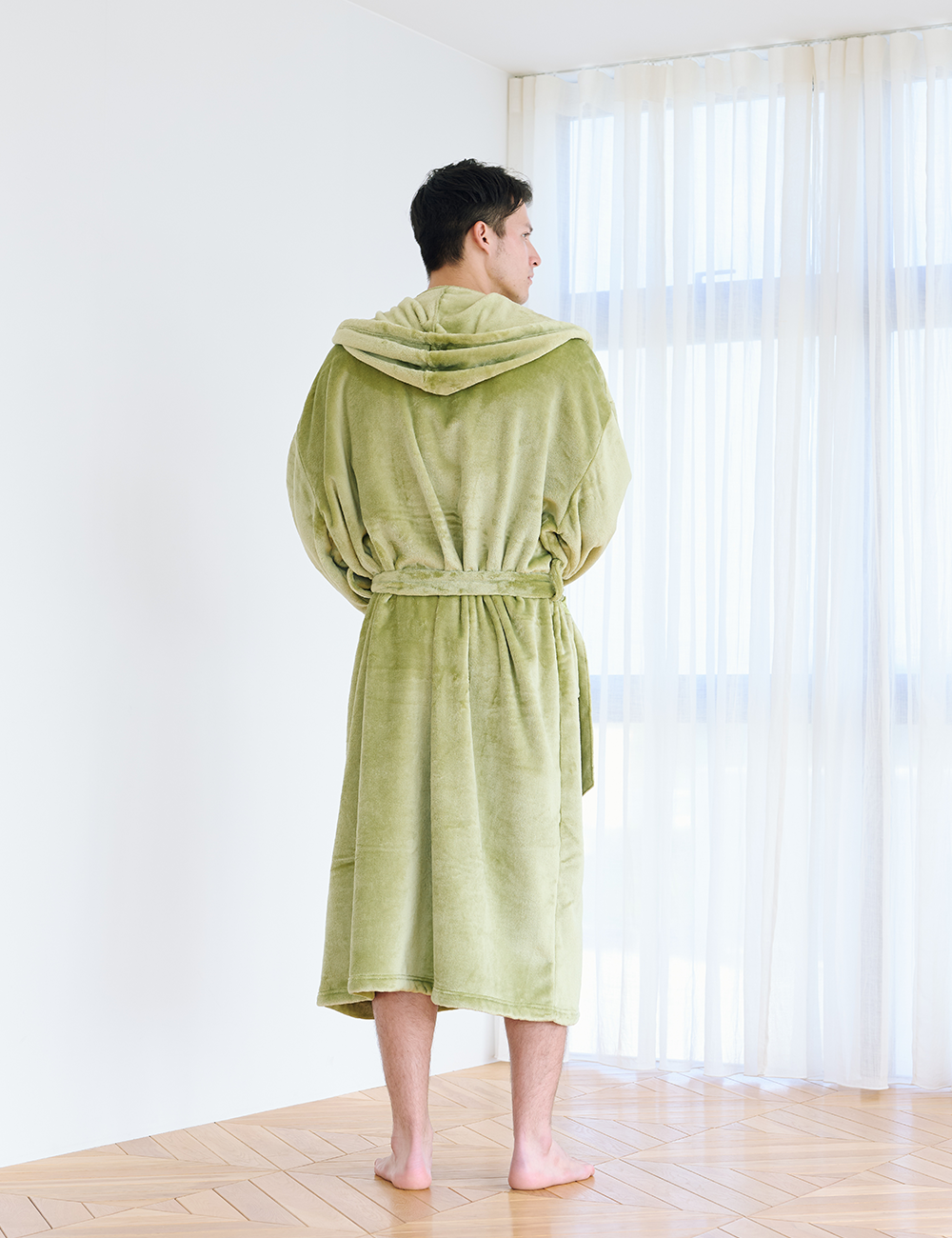 Cuddle Cloud Luxe KIMONO Robe / Matsuba (khaki)