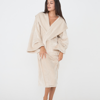 Cuddle Cloud Luxe KIMONO Robe / 白花(ivory)