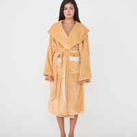 Cuddle Cloud Luxe KIMONO Robe / 蜂蜜(light yellow)