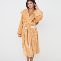 Cuddle Cloud Luxe KIMONO Robe / 蜂蜜(light yellow)