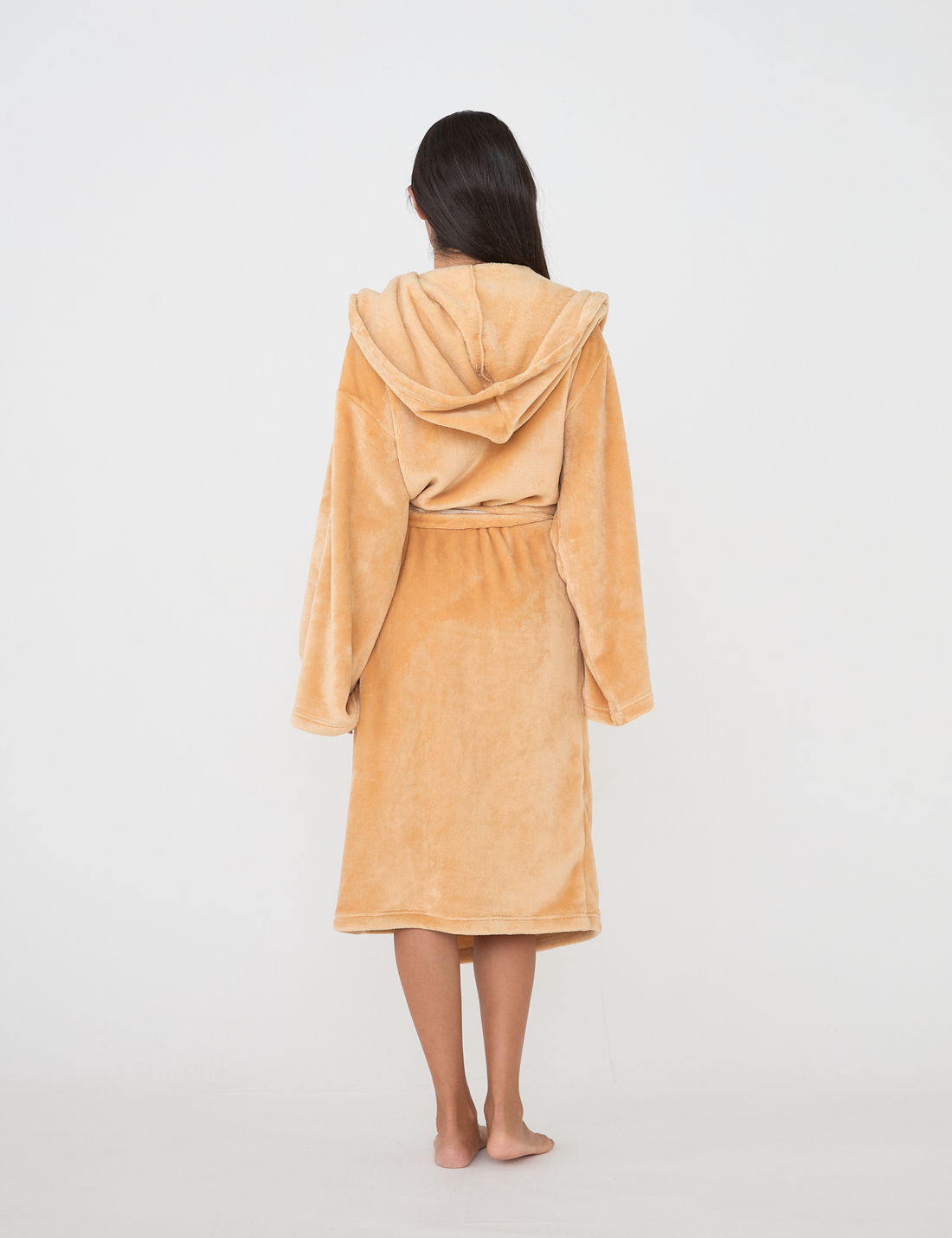 Cuddle Cloud Luxe KIMONO Robe / 蜂蜜(light yellow)