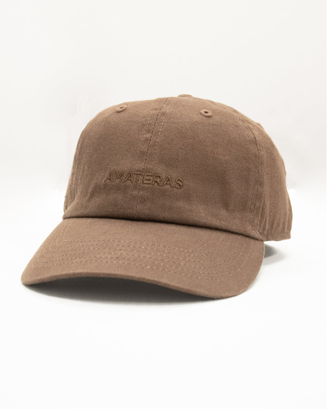 everyday cotton logo cap / 枯茶(brown)