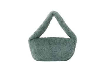 winter fuzzy shoulder bag