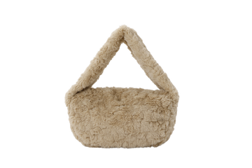 winter fuzzy shoulder bag