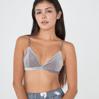 Cherie Reversible Bralette / Gray