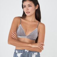 Cherie Reversible Bralette / Gray