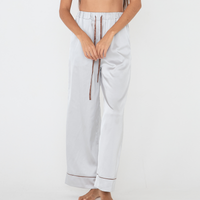 Chic Comfort Satin Pajama Pants / 潤(greige)