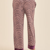 Zen Silky Satin Pants / 紅藤(purple)