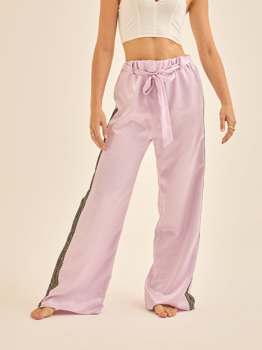 signature wagara sideline pants 24 / 桃色(pink)