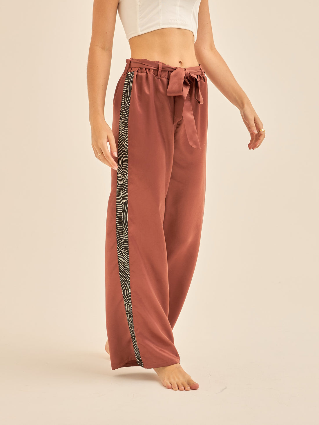 signature wagara sideline pants 24 / brown