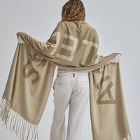 Fluffy Fur Scarf / Matsuba (Khaki)