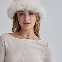 Dulce Cozy Hat / Gofun(White)