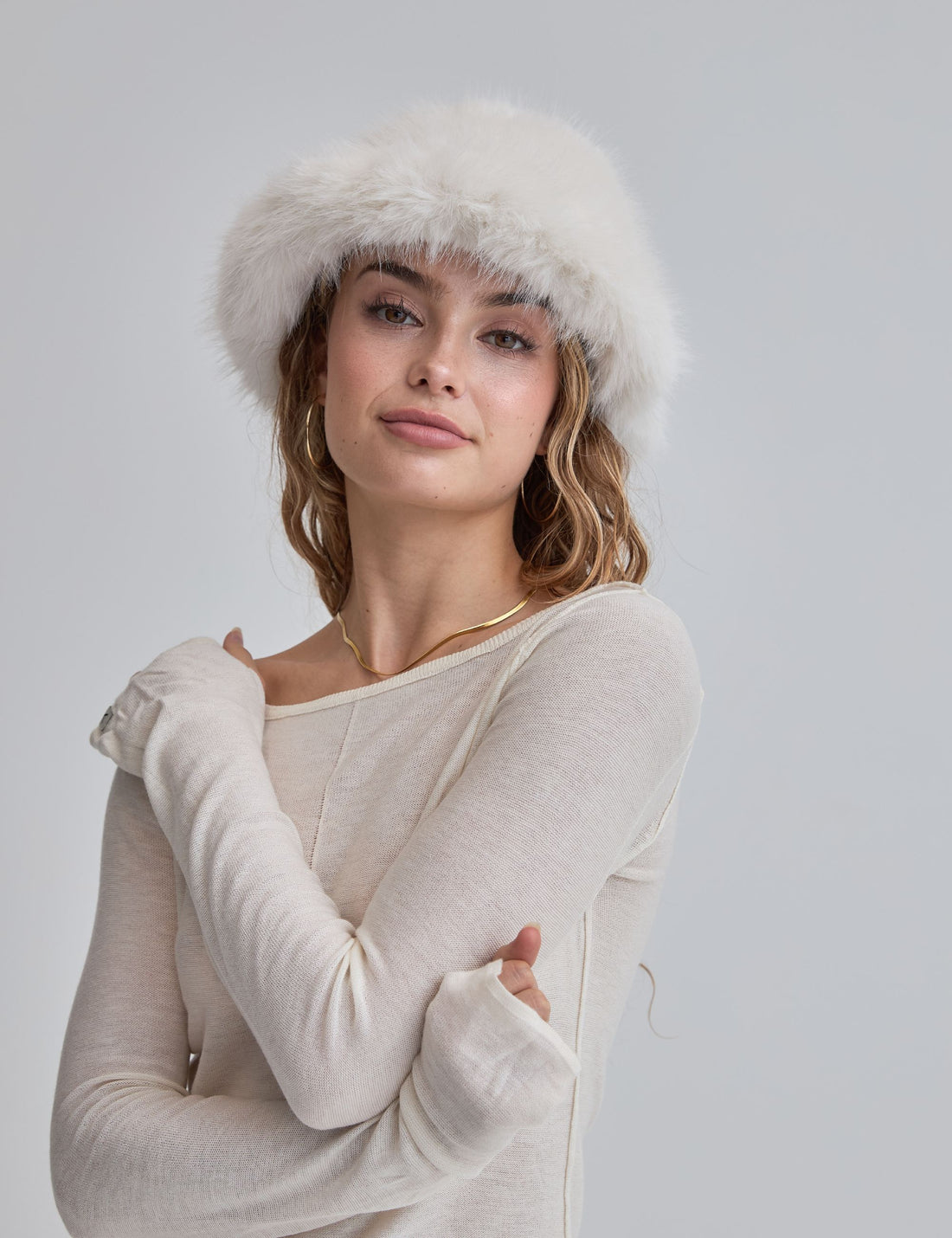 Dulce Cozy Hat / Gofun(White)