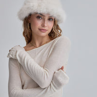 Dulce Cozy Hat / Gofun(White)