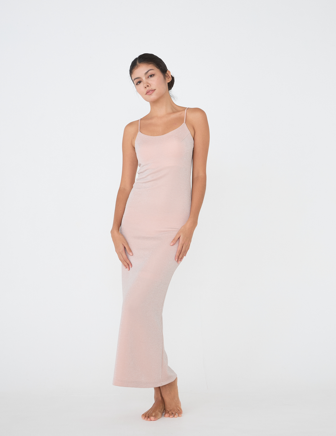 Moonlit Muse Maxi Dress / pink