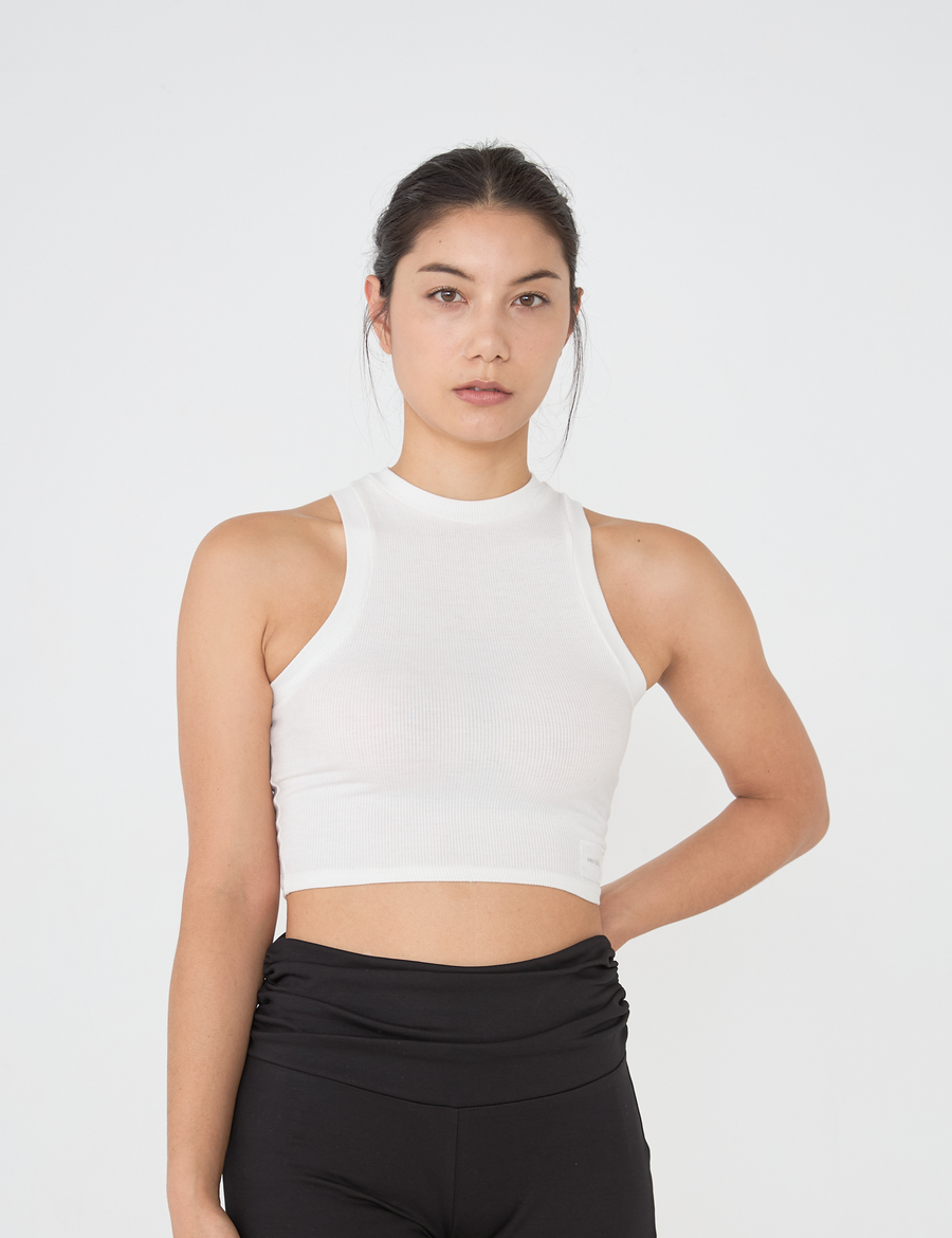 classic go-to tank / gofun(white)