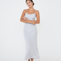 Moonlit Muse Maxi Dress / Silver