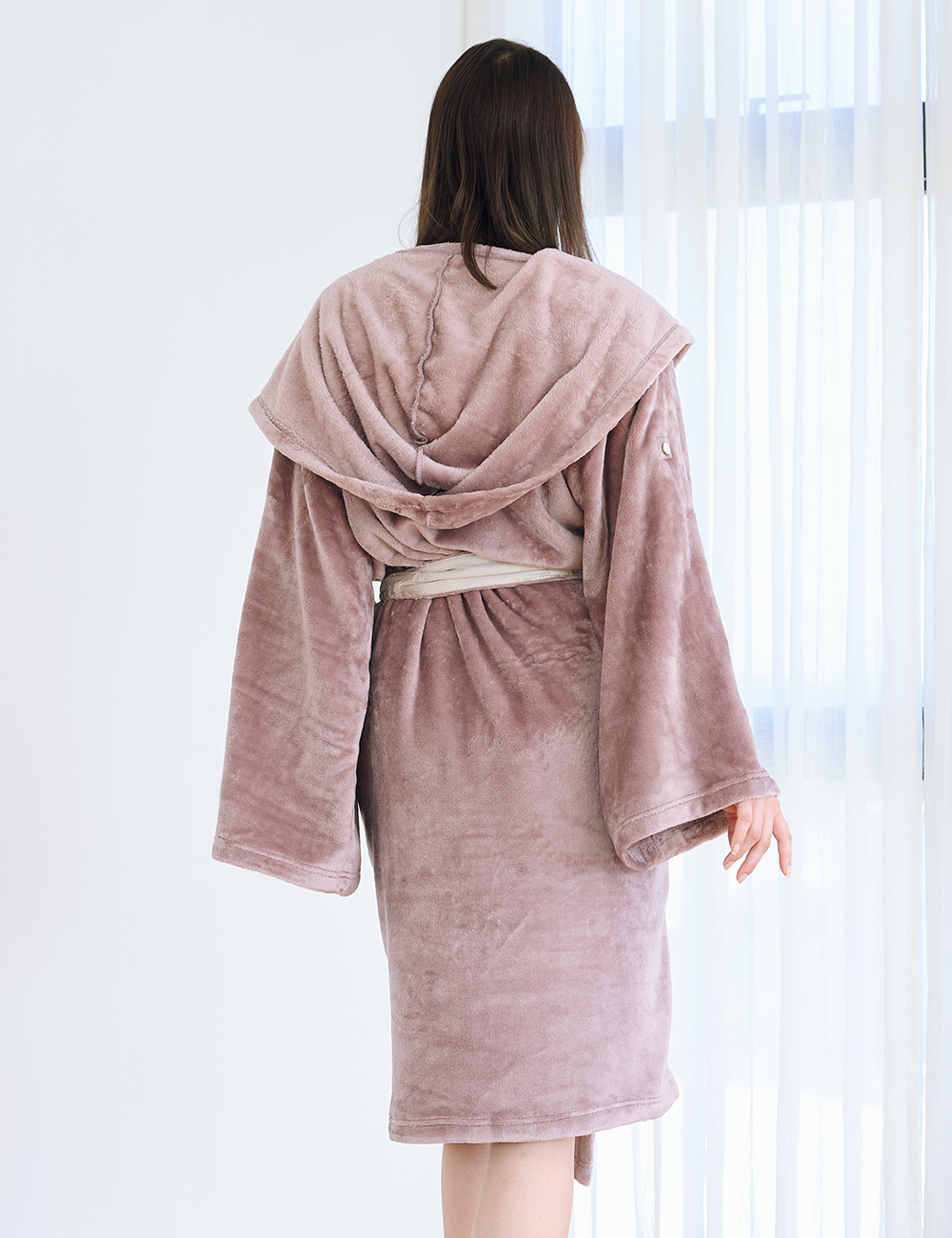 Cuddle Cloud Luxe KIMONO Robe / Fujiko (pink purple)