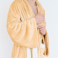 Cuddle Cloud Luxe KIMONO Robe / Honey(light yellow)