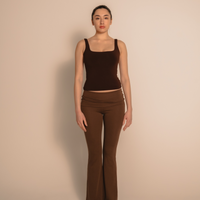 LuxeFit Flare Leggings / 枯茶(brown)