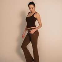 LuxeFit Flare Leggings / 枯茶(brown)