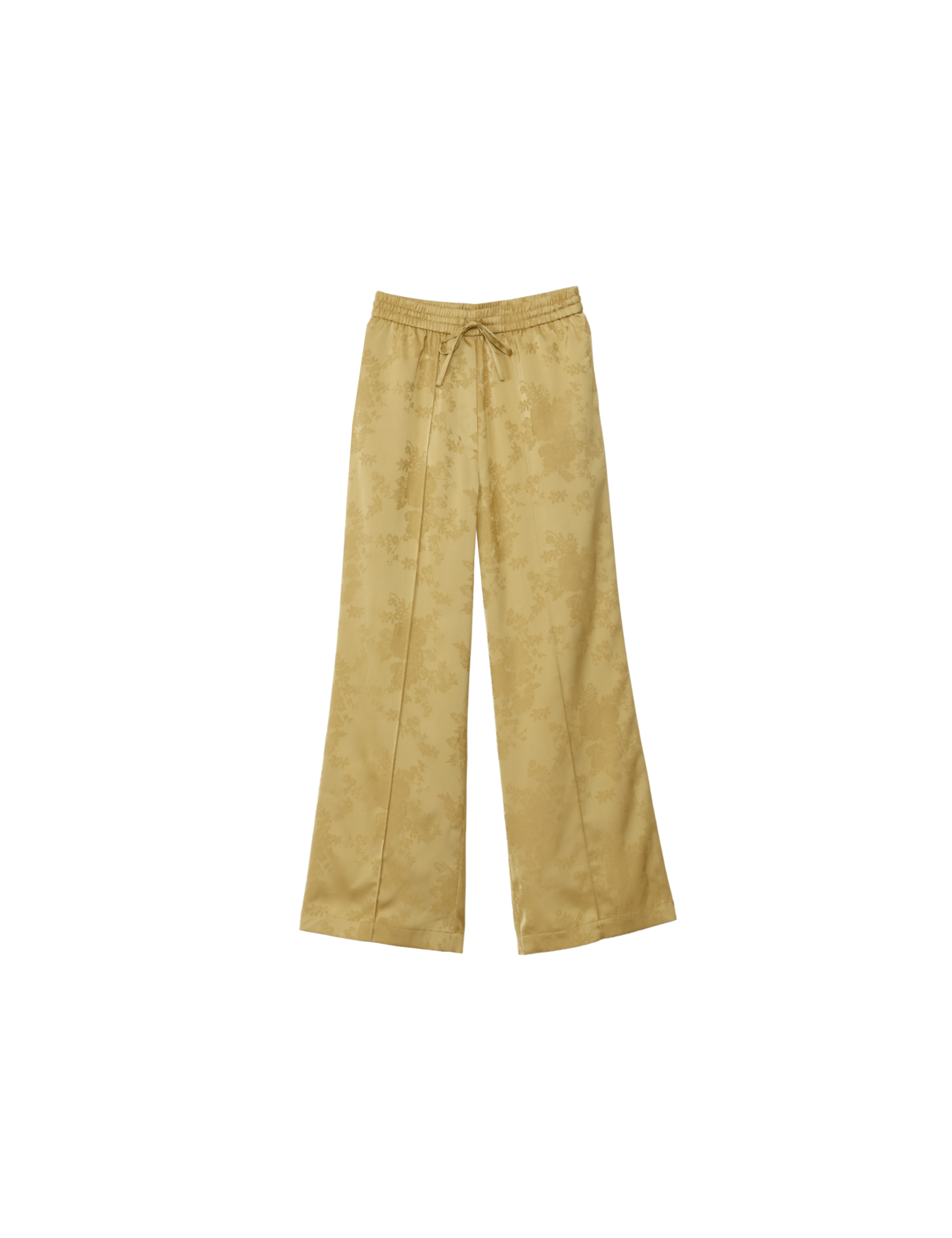 Jacquard Lounge Satin Pants / 芥子(mastard)