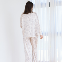 Silky Moonlit Satin Pants / 亜麻(beige)