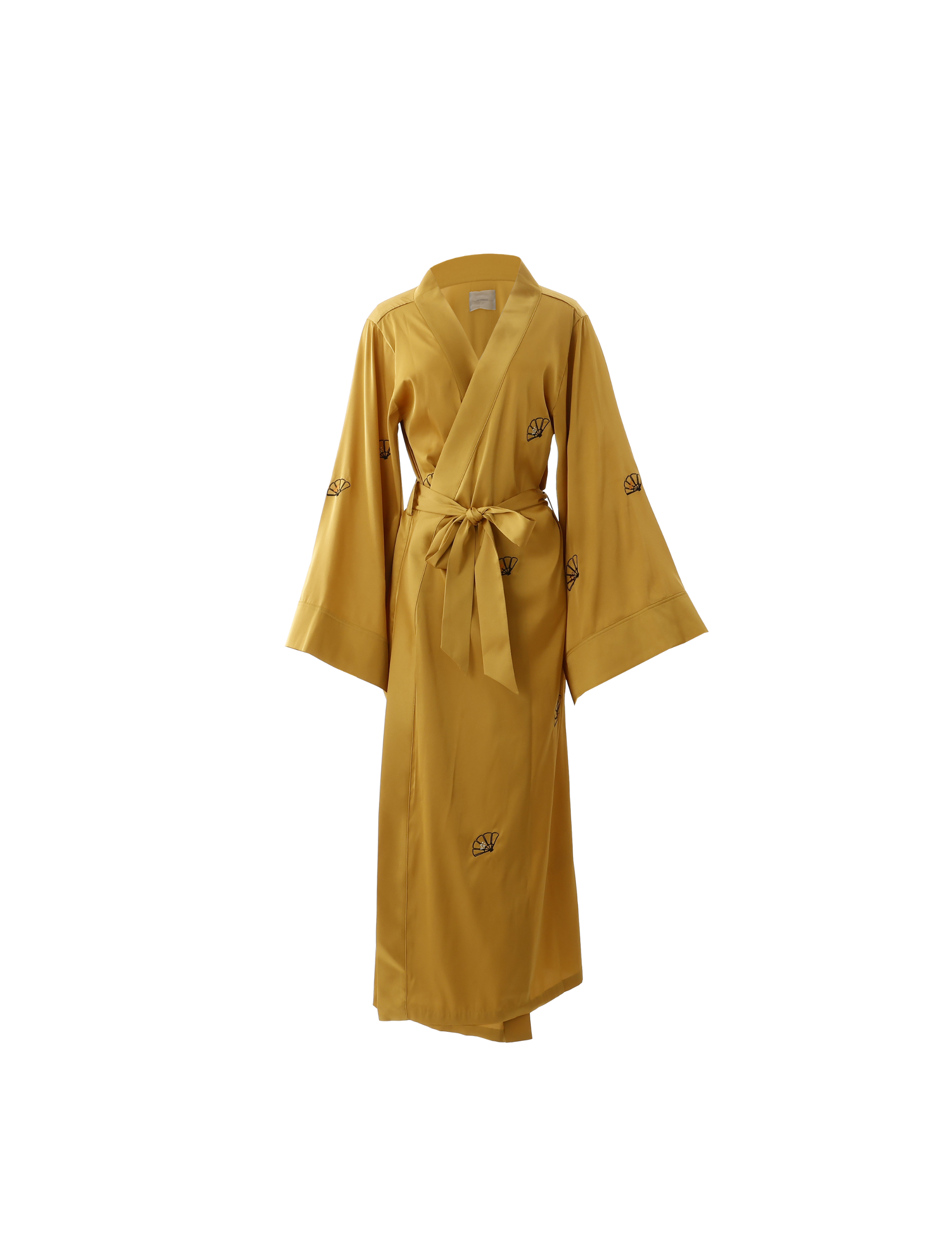 Aurelie Satin Long Robe