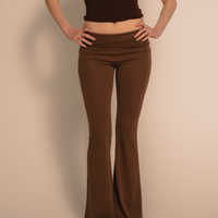 LuxeFit Flare Leggings / 枯茶(brown)