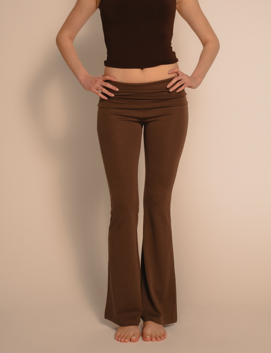 LuxeFit Flare Leggings / 枯茶(brown)