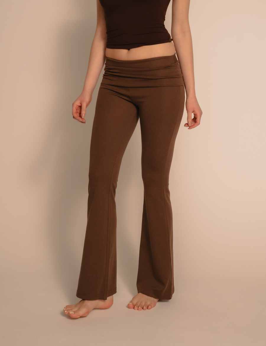 LuxeFit Flare Leggings / 枯茶(brown)