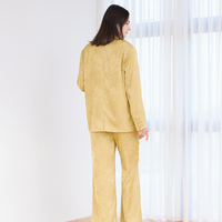 Jacquard Lounge Satin Pants / 芥子(mastard)