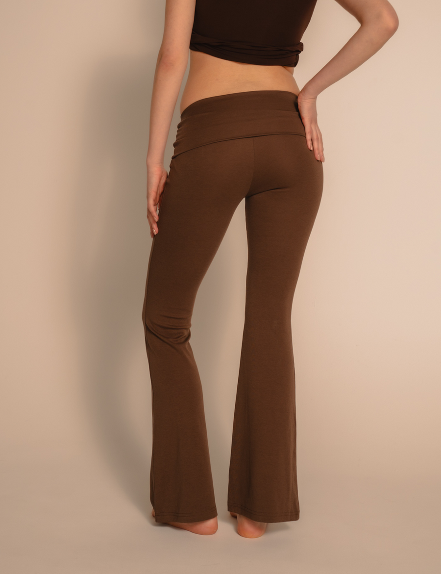 LuxeFit Flare Leggings / 枯茶(brown)