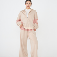 dolman track pants / 亜麻(beige)