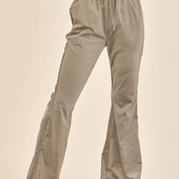 Weekend Velour Pants / 銀鼠(silver)